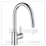 يوروسمارت كوزمو خلاط مطبخ بدش 30270DC0 كروم Gr- 31481001 جروهي Grohe
