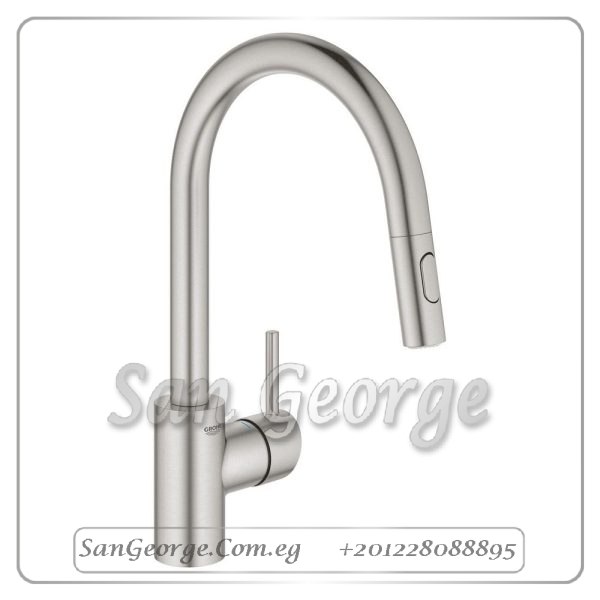 كونشيرتو خلاط مطبخ بالدش سوبر ستيل Gr- 31483 DC2 جروهي Grohe