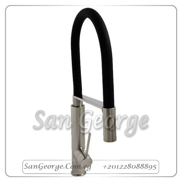 كونسيتو خلاط مطبخ بدش اسود x سوبرستيل Gr- 31491DC0 جروهي Grohe