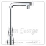 زيدرا سمارت كنترول خلاط مطبخ كروم Gr- 31593002 جروهي Grohe