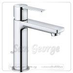 لينر خلاط حوض بالطابق وصل نحاس كروم Gr- 32114001 جروهي Grohe