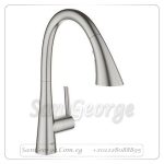 زيدرا خلاط مطبخ قنطره عاليه دائرى بالدش فضي Gr- 32294DC2 جروهي Grohe