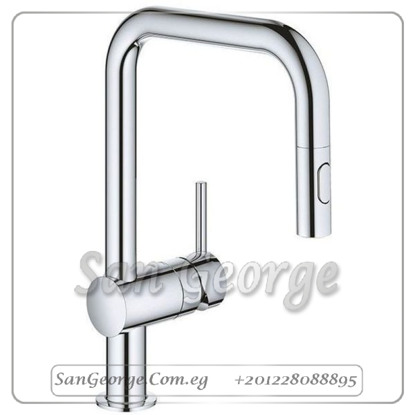 مينتا خلاط مطبخ بدش كروم Gr- 32322002 جروهي Grohe
