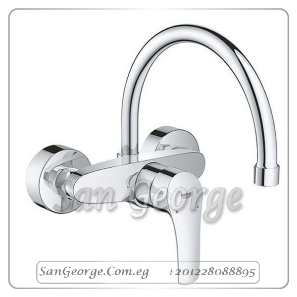 يورو سمارت خلاط مطبخ معلق كروم Gr- 32482003 جروهي Grohe