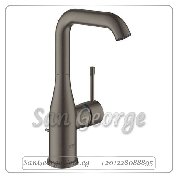نيو ايسانس خلاط حوض مرتفع مقبض جانبي بطابق هارد جرافيتي مط Gr- 32628AL1 جروهي Grohe