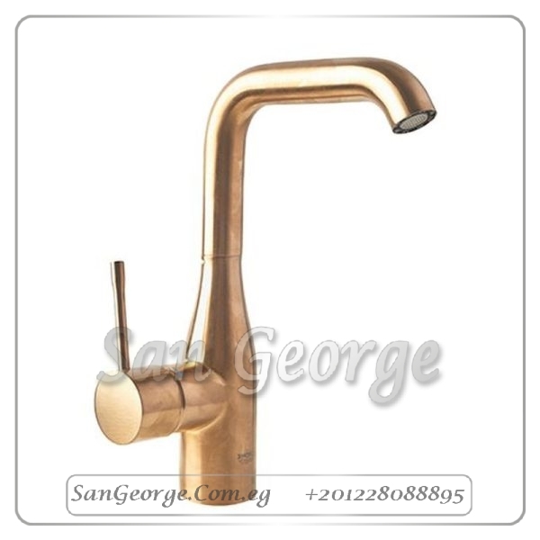 نيو ايسانس خلاط حوض مرتفع مقبض جانبي بطابق روز جولد مط Gr- 32628DL1 جروهي Grohe