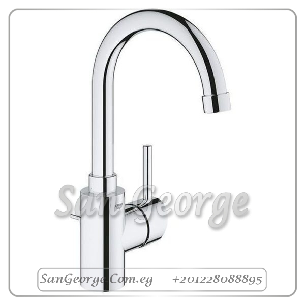نيو كونشيرتو خلاط حوض مقبض جانبي بطابق كروم Gr- 32629001 جروهي Grohe