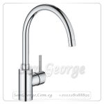 كونشيرتو خلاط مطبخ قنطره عاليه مقبض جانبي كروم Gr- 32661003 جروهي Grohe