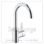 يورو سمارت خلاط حوض قنطره عاليه مقبض جانبي بطابق كروم Gr- 32830001 جروهي Grohe