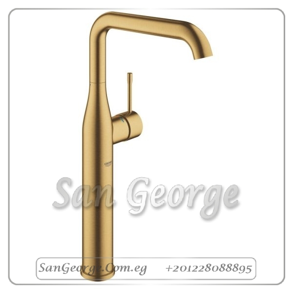 نيو ايسانس خلاط حوض عالي مقبض جانبي ذهبي مط لامع Gr- 32901GN1 جروهي Grohe