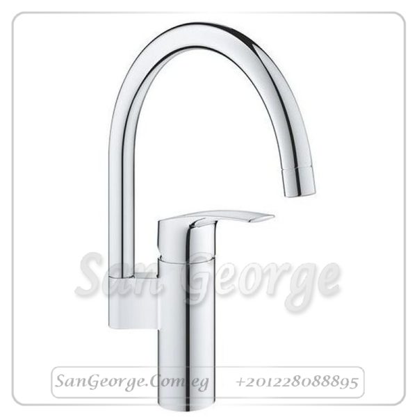 يورو سمارت خلاط مطبخ كروم Gr- 33202003 جروهي Grohe