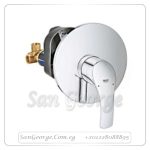 ايرو سمارت خلاط بانيو دفن بالجسم دفن بدون محول كروم Gr- 33556002 جروهي Grohe