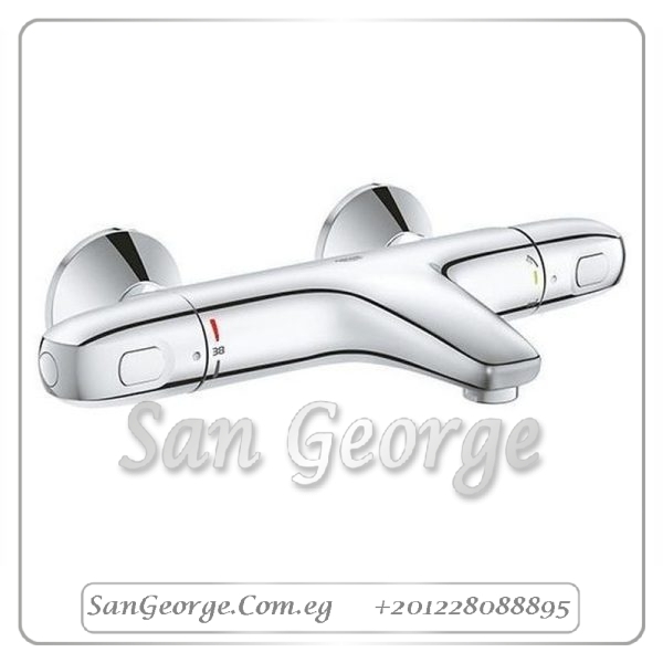 جروثيرم خلاط بانيو ثرموستات كروم Gr- 34155003 جروهي Grohe