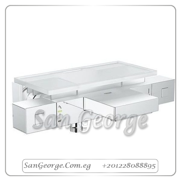 جيروثيرم كيوب خلاط بانيو يشمل المحول كروم Gr- 34502000 جروهي Grohe