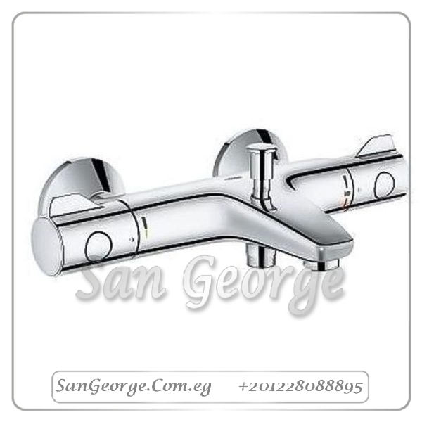 جروثيرم خلاط بانيو ۸۰۰ بمحول ثرومستات كروم Gr- 34576000 جروهي Grohe