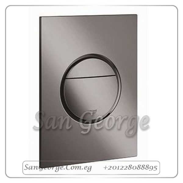 وش خزان دفن نوفا زر مزدوج دائرى لميع 37601A00 هارد جرافيتي Gr- 37601A00 جروهي Grohe
