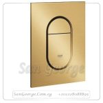وش خزان دفن ارينا بيضاوى مزدوج صغير 37624GN0 ذهبي Gr- 37624GN0 جروهي Grohe