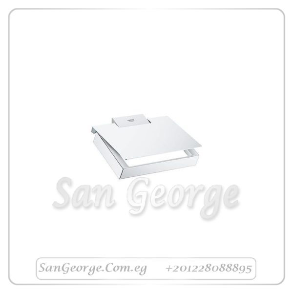 كيوب حامل ورق تواليت كروم Gr- 40781000 جروهي Grohe