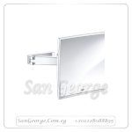 كيوب مرايا مقعرة سيليكشن كيوب بقاعدة متحركة كروم Gr- 40808000 جروهي Grohe