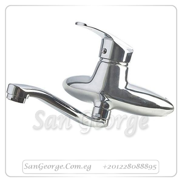 مدينتي خلاط مطبخ GX-0087 معلق كروم من جواد