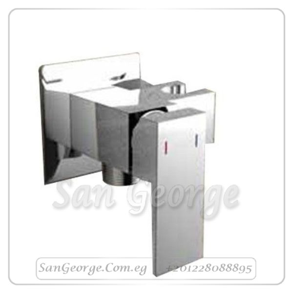 خلاط شطافة دفن جواد مربع كروم GX-00263 Gx-00263