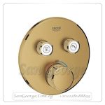 ايسانس وش خلاط بانيو دفن بدون جسم ذهبي مط Gr- GN29119 جروهي Grohe