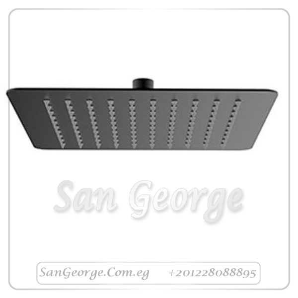 طاسة شاور جواد 30*30 سم مربعة اسود GX-00133B
