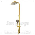 عامود دش جواد ديورا بالطاسة والسماعة ذهبي Gx-00158pvg