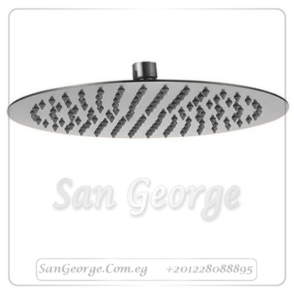 طاسة شاور جواد 25*25 سم مدورة رمادي GX-00206PVY