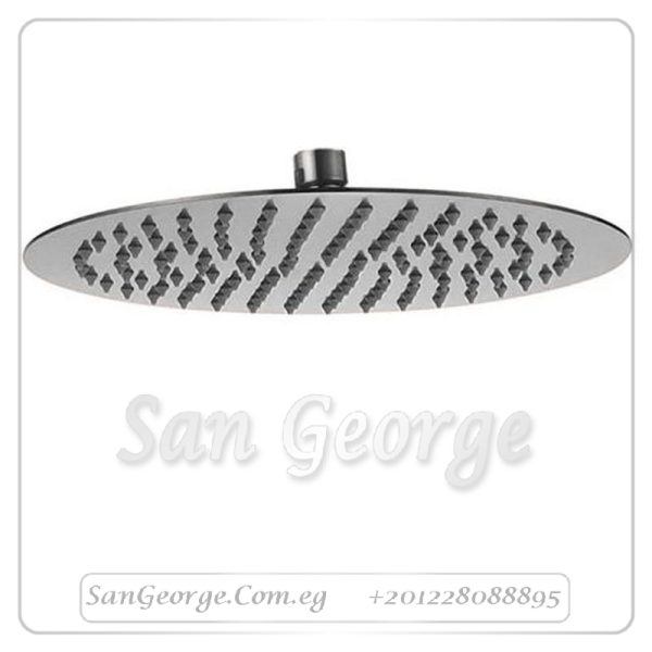 طاسة شاور جواد 30*30 سم مدورة رمادي GX-00207PVY