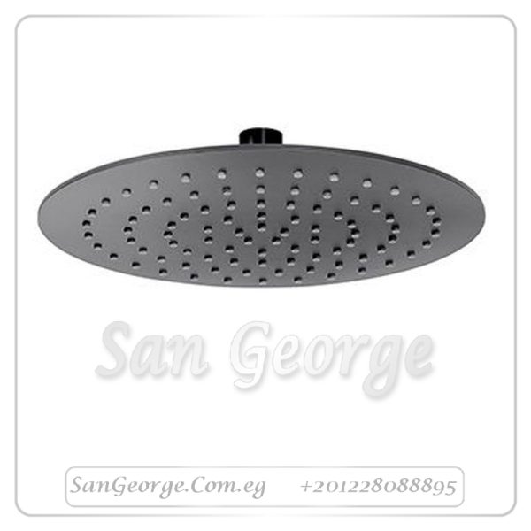 طاسة شاور جواد مدورة 40سم اسود GX-00208B