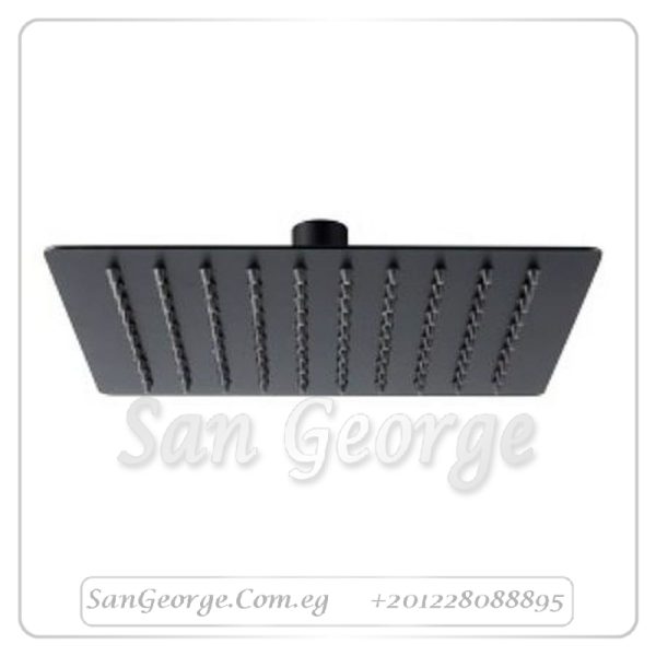 طاسة شاور جواد مربعة 20*20 سم اسود GX-00210B