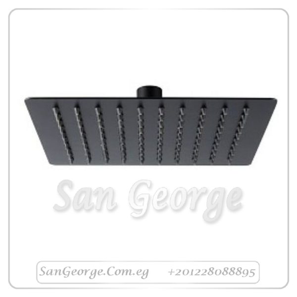 طاسة شاور جواد مربعة 25*25 سم اسود GX-00212B
