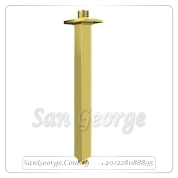 ماسورة طاسة شاور جواد 20 سم راسى مربعه 20سم ذهبي GX-009940PVG
