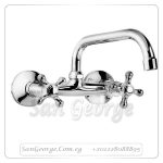 كلاسيك خلاط مطبخ MAS-0020 حائط قنطره ماسوره كروم من جواد