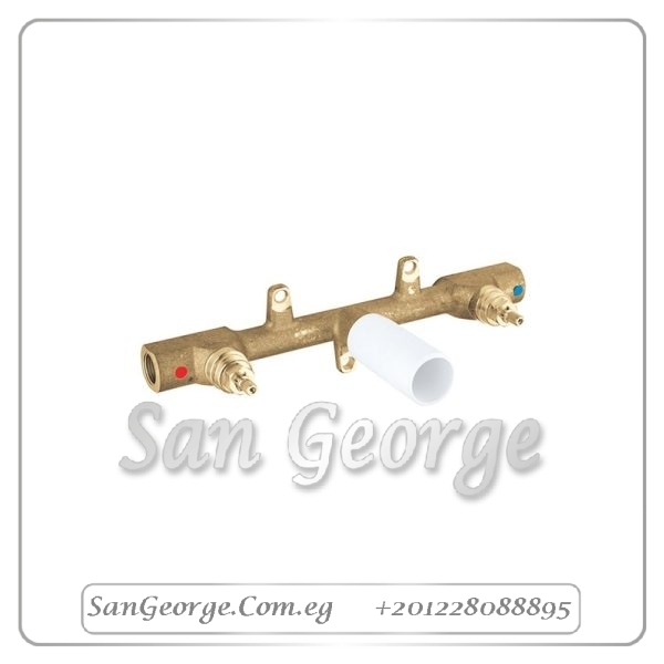 جسم خلاط حوض ۳ خلاط دفن حائطي نحاسي Gr- 32706000 جروهي Grohe