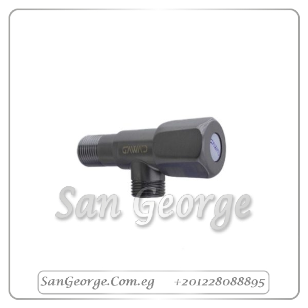 محبس زاوية جواد 2/1 بوصه قلب سيراميك رمادي Rm-00040Pvy