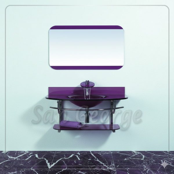 Glass Vanity Set 005 Move 80 cm by San George Design