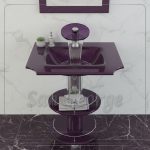 وحده حمام زجاج  60 سم 095 من سان جورج ديزاين