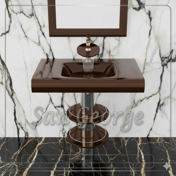 Glass Vanity Set 090 brown 80 cm by San George Design (Copy)