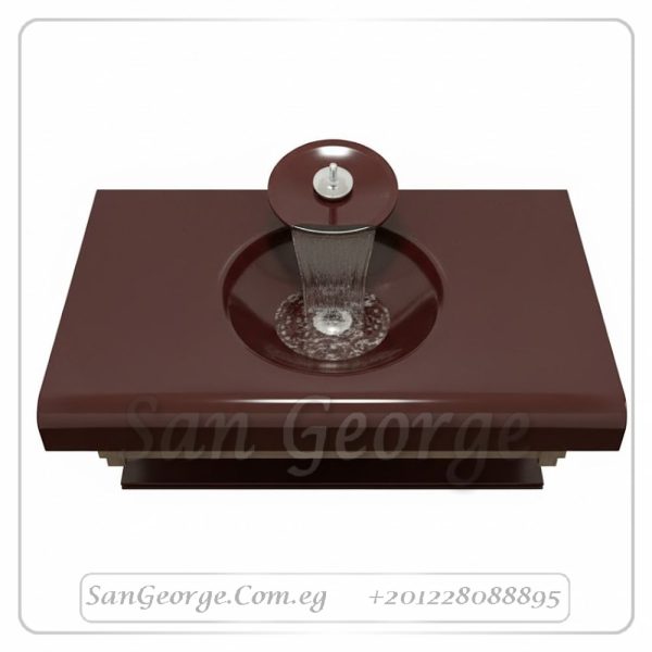 مجموعة حمام زجاج 9080 بني 80 سم معلقه  من San George Design (Copy)