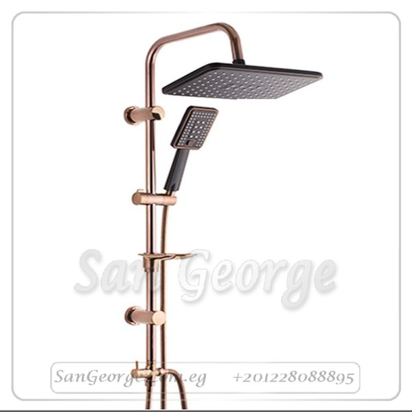 Shower 15 Square Rainfall & Handheld Column (bronze)
