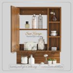 مرايا رخام طبيعي باضائه ليد مميزه Marb-7022 من سان جورج ديزاين San George Design