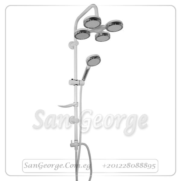 Shower 20 Square Rainfall & Handheld Column (Chrome)