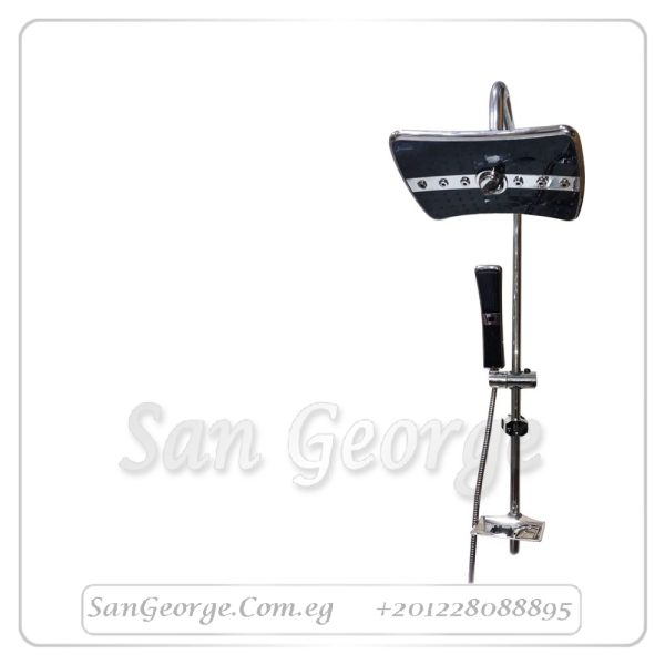 Shower 3-2 Square Rainfall & Handheld Column (Chrome)