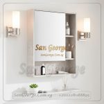 مرايه حمام مرآة بإطار بلاستيكي فاخر 60×80 G1 من سان جورج
