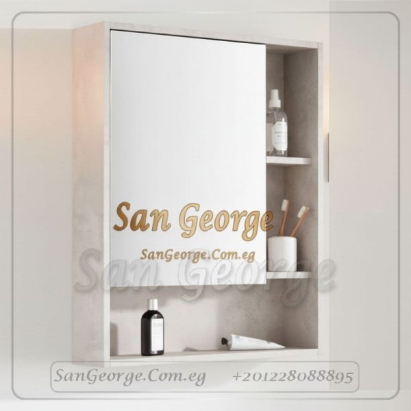 مرايه حمام مرآة بإطار بلاستيكي فاخر 60×80 G1 من سان جورج