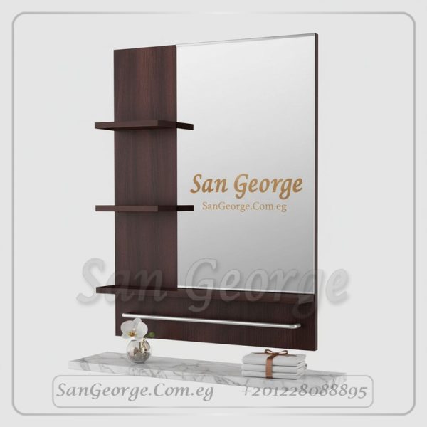 مرايه حمام 60×80 مع ارفف مميزه من سان جورج