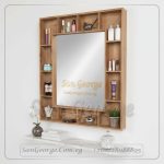 مرايا رخام طبيعي باضائه ليد مميزه Marb-7476 من سان جورج ديزاين San George Design