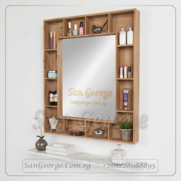 مرايا رخام طبيعي باضائه ليد مميزه Marb-7476 من سان جورج ديزاين San George Design